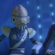 Lee-Char, Padmé, and Anakin in more congenial times during Clone Wars’ fourth season.